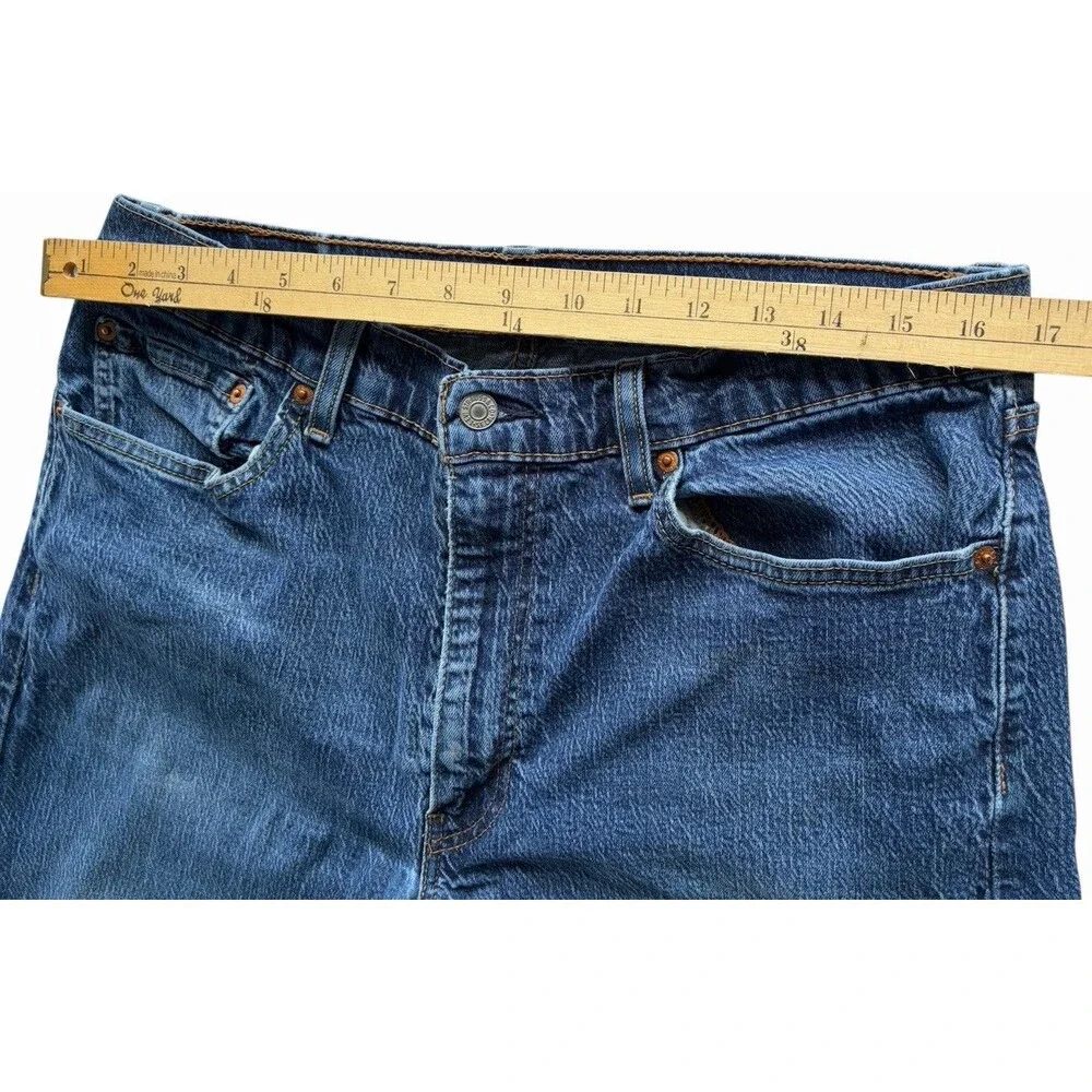 Levi’s 505 36x32 Regular Fit Straight Leg Jeans Medium Wash Red Tab Denim